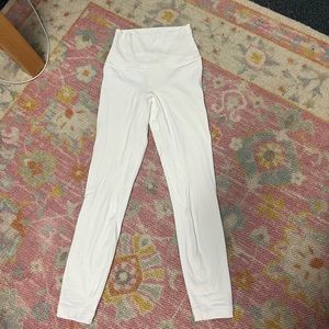 Align white leggings 25” inseam